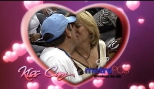 映ったら絶対キス！スポーツ観戦のキスカム(Kiss Cam)が観ているだけで幸せになれる！