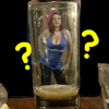【画像ネタ】グラスに映る美女の本当の姿は？