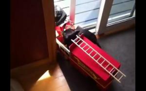 【くだらない(笑)】バーベキューから出火！火事だーワンワン消防車の出動だ！パート2