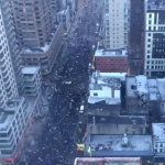 １００万人マーチ！ニューヨークで行われた抗議デモの様子を微速度撮影。