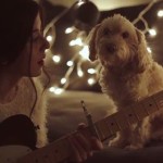 カナダのミュージシャン、ダニエルアンドラーデ(Daniela Andrade)が愛犬に歌う！