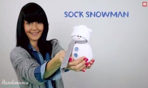 靴下で作る雪だるま!簡単な作り方! 靴下で作る雪だるま!簡単な作り方!