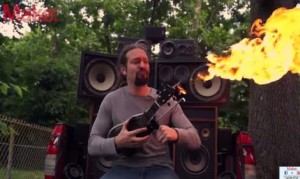 火炎放射ウクレレの作り方！