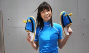 海のウサギ、ゴマフビロードウミウシのスリッパ！？