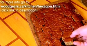 ケーキを六角形にカットするナイフを作ってみた