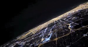 美しきミッドナイトランディング！シカゴ・オヘア国際空港への夜間着陸！