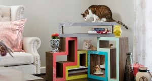 テトリス風！猫の爪とぎダンボールブロックKatris（カトリス）！