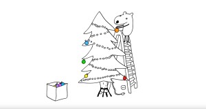 ほんわかアニメ！ひとりぼっちの子犬のクリスマス！