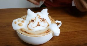3Dカプチーノラテアートの作り方！