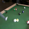足で楽しむビリヤードSnookball。サッカーボールで９ボールが遊べるよ！