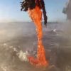 これはすごい！海に流れ落ちる溶岩の滝をGoProで至近距離撮影！